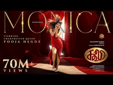 Monica Lyrics Telugu - Coolie  Pooja Hegde, Soubin Shahir