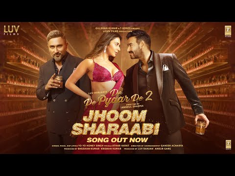 Jhoom Sharaabi Lyrics in English - De De Pyaar De 2